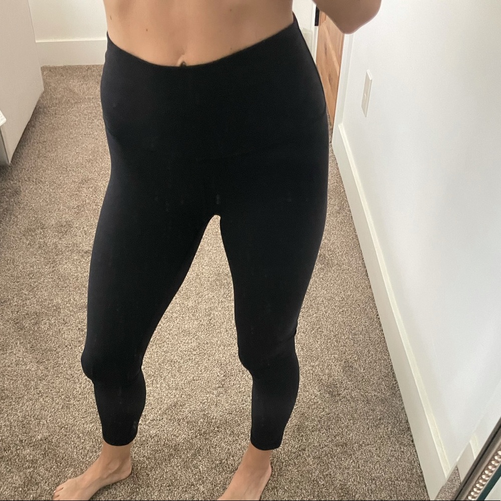 Lululemon wunder under legging black size 4 25”